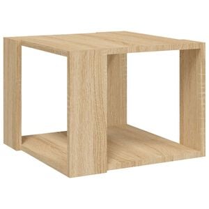 vidaXL Soffbord sonoma-ek 40x40x30 cm konstruerat tr&auml;