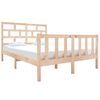 vidaXL S&auml;ngram massiv furu 135x190 cm