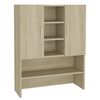 vidaXL Tv&auml;ttmaskinssk&aring;p sonoma-ek 70,5x25,5x90 cm
