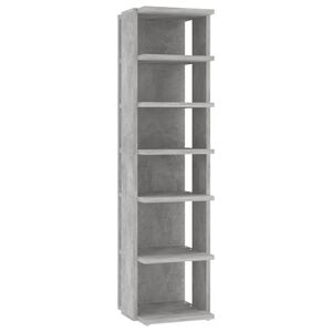 vidaXL Skosk&aring;p betonggr&aring; 27,5x27x102 cm konstruerat tr&auml;