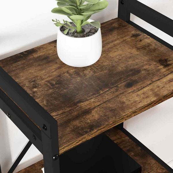 vidaXL Hyllsystem R&ouml;kt ek 40 x 30 x 50 cm Konstruerat tr&auml;