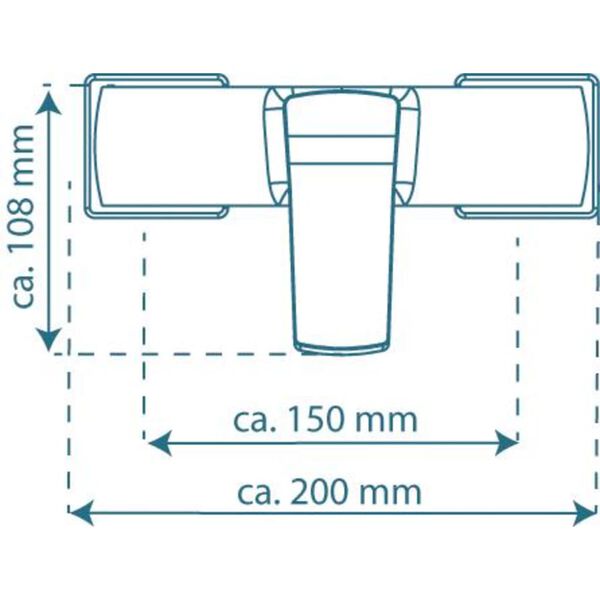 SCH&Uuml;TTE Duschblandare STILO krom