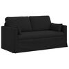 vidaXL Soffa 140cm Svart Metall