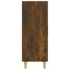 vidaXL Skänk rökfärgad ek 70x34x90 cm konstruerat trä