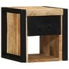 vidaXL S&auml;ngbord 40x35x40 cm massivt grovt tr&auml; mango