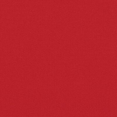 vidaXL Infällbar sidomarkis röd 100x500 cm