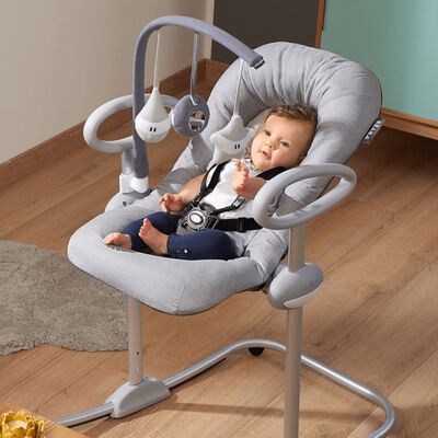 Beaba Höjdjusterbar gungstol för bebis Relax Up&Down III grå