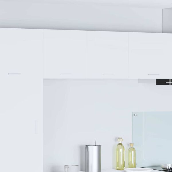 vidaXL H&auml;ngande sk&aring;p med lagring Vit 40 x 31 x 40 cm Konstruerat tr&auml;