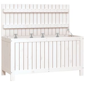 vidaXL Dynbox svart 115x49x60 cm massiv furu
