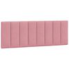 vidaXL Bed Frame without Mattress "Hanko" Pink 120x200 cm Velvet
