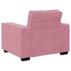 vidaXL Soffstol rosa 60 cm sammet