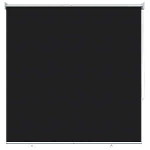 vidaXL Utomhus Rullgardin UV-skydd Svart 140 x 230 cm