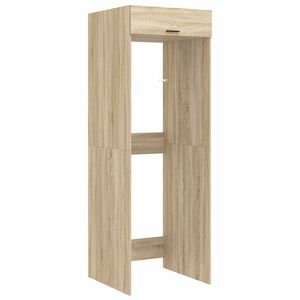 vidaXL Tv&auml;ttmaskinskabinet Sonoma 67,5 x 68 x 200 cm Konstruerat tr&auml;