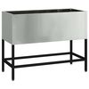 vidaXL H&ouml;jdtr&auml;dg&aring;rdsplanterare Silver 60 x 26 x 45 cm