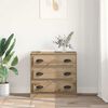 vidaXL Sideboard Artisan Ek 70 x 35,5 x 67,5 cm Konstruerat tr&auml;