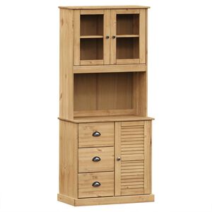 vidaXL H&ouml;gsk&aring;p VIGO 78x40x175 cm massiv furu