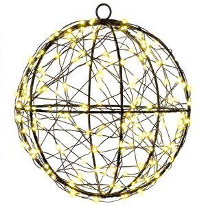 vidaXL Julfinialslampa 200 LED-lampor Varmvit Diameter 20 x 22 cm