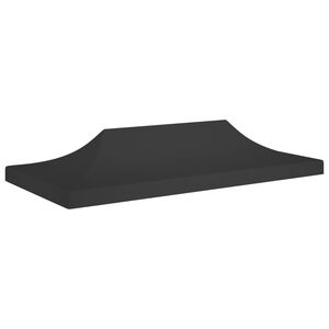 vidaXL Tak till partyt&auml;lt 6x3 m svart 270 g/m&sup2;