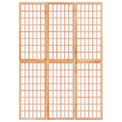 vidaXL Rumsavdelare med 3 paneler japansk stil 120x170 cm