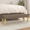 vidaXL B&auml;nk taupe 100x30x30 cm tyg