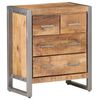 vidaXL Sk&auml;nk 60x35x70 cm grovt mangotr&auml;