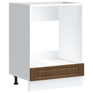 vidaXL &Ouml;versk&aring;p Porto brun ek konstruerat tr&auml;