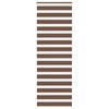 vidaXL Rullgardin zebra brun 75x200 cm tyg bredd 70,9 cm polyester