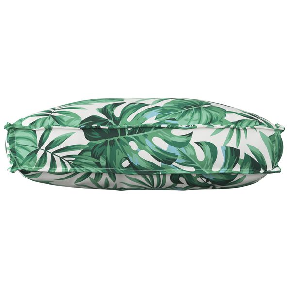 vidaXL Palldyna för ryggstöd Bladmönster 70 x 40 x 12 cm Oxford tyg