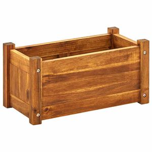 vidaXL Bloml&aring;da upph&ouml;jd akaciatr&auml; 50x25x25 cm