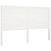 vidaXL Sänggavel vit 166x4x100 cm massiv furu