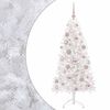 vidaXL Plast Hingad Julgran 150 cm 150 LED-lampor Varmvit