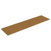 vidaXL V&auml;ggs&auml;nggavel 12 pcs Brun 60 x 15 cm Sammet