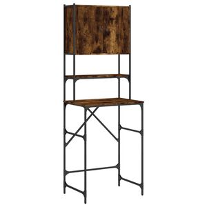 vidaXL Tv&auml;ttmaskinssk&aring;p r&ouml;kf&auml;rgad ek 68x48,5x194 cm