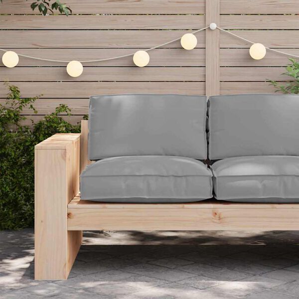 vidaXL Kudde Gr&aring; 80 x 80 x 12 cm Oxford Tyg