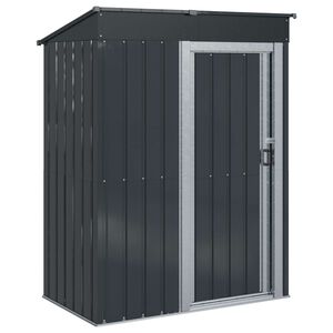vidaXL Tr&auml;dg&aring;rdsskjul Antracit 137 x 81 x 180 cm Metall