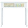 vidaXL Avlastningsbord vit 80x40x74 cm tr&auml;
