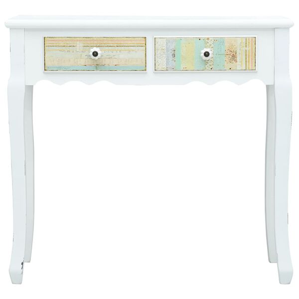 vidaXL Avlastningsbord vit 80x40x74 cm tr&auml;