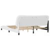 vidaXL Bed Frame without Mattress "Hvar" White 180x200 cm Faux Leather