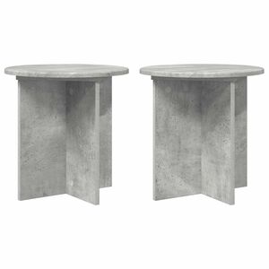 vidaXL V&auml;xtst&auml;ll 2 st Betonggr&aring; 40 x 40 x 40 cm Konstruerat tr&auml;