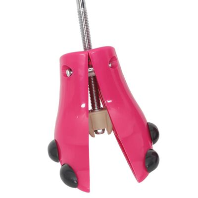 vidaXL Stövelsträckare med skohorn rosa EU 34-40 plast