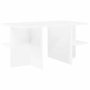 vidaXL Kaffeebord Vit 87 x 50 x 45 cm Konstruerat tr&auml;