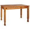 vidaXL Tr&auml;dg&aring;rdsbord 120x65x80 cm massiv teak