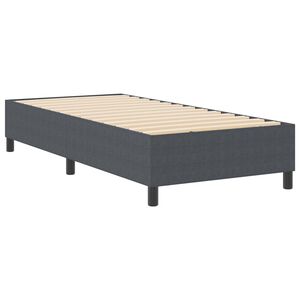 vidaXL Plattform s&auml;ngram M&ouml;rkgr&aring; 80 x 200 cm Kordread tyg