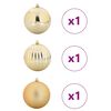 vidaXL Julkula Set XXL 3 pcs Guld Plast