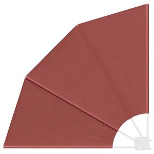 vidaXL Balkongsk&auml;rm Terracotta 115 x 115 cm Polyester