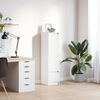 vidaXL Highboard vit 29,5x34x119,5 cm konstruerat tr&auml;