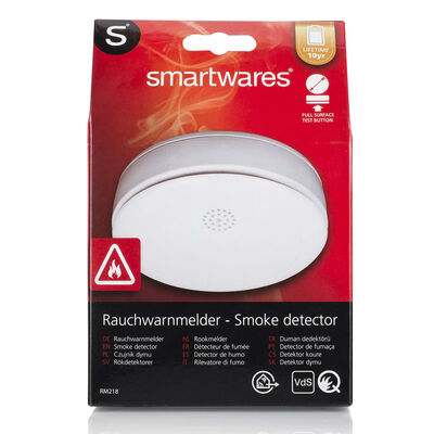 Smartwares Rökdetektor 12x9x4 cm vit