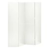 vidaXL Rumsavdelare 4 paneler vit 160x180 cm st&aring;l