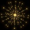 vidaXL Utomhusbelysning fyrverkerier 10 st varmvit 20cm 1400 lysdioder