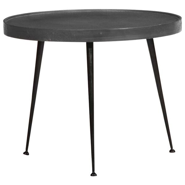 vidaXL Soffbord 3 delar svart konstruerat tr&auml;